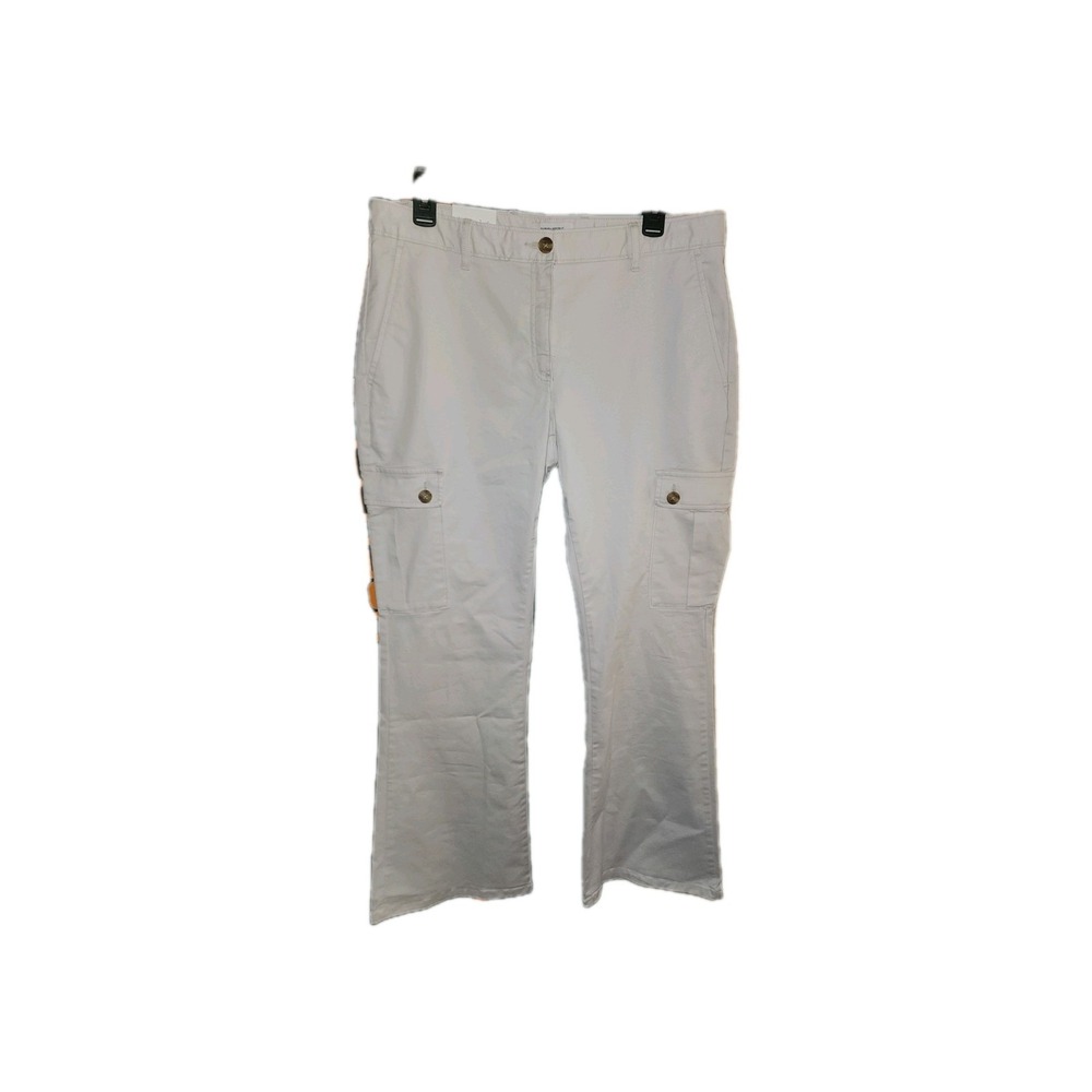 NWT Banana Republic Women's Low Rise Boot Chino Cut Pants Size 10 Cream Color